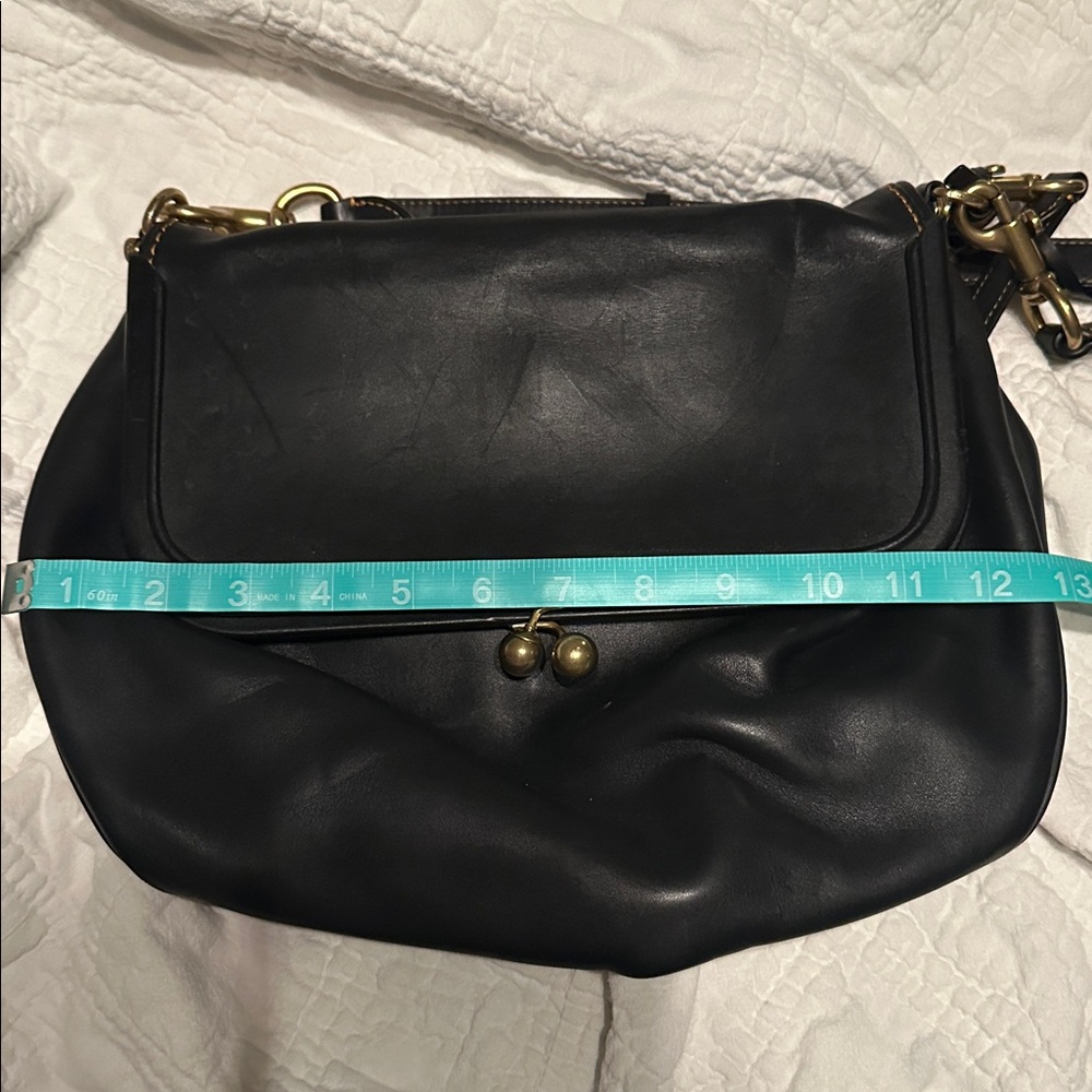 Vintage Coach Kisslock Crossbody Saddle Bucket Bag - Picture 8 of 15